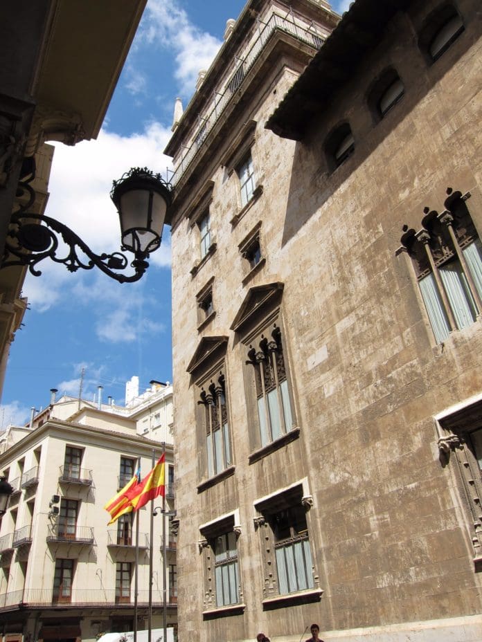 17/02/2010 Fachada lateral del Palau de la Generalitat valenciana. ECONOMIA COMUNIDAD VALENCIANA SOCIEDAD ESPAÑA EUROPA