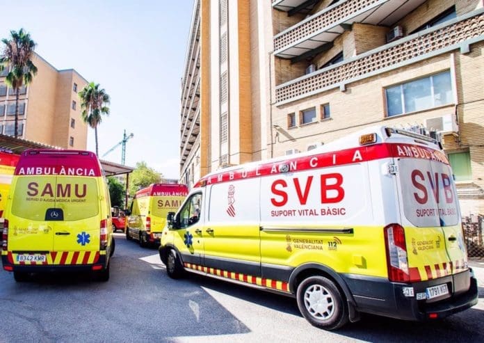 21/10/2021 Ambulancias del SAMU y SVB, en una imagen de archivo.