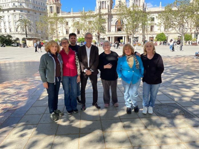 Floristas mascletà día de la madre València